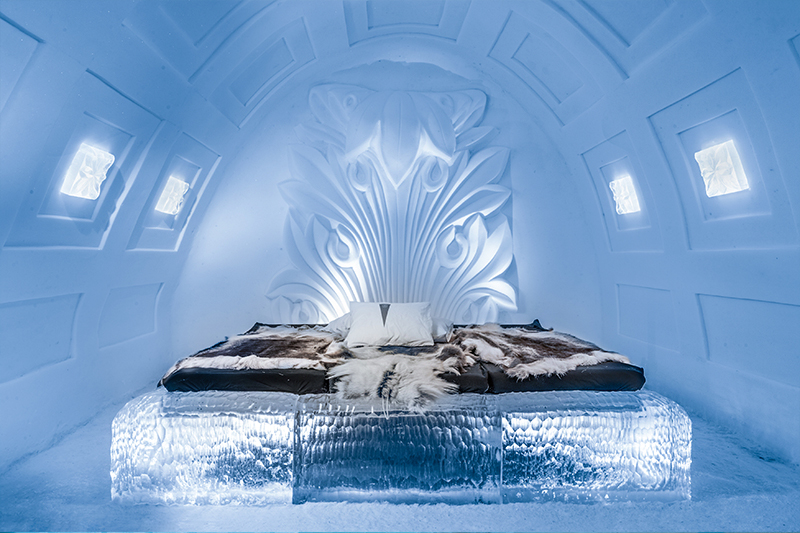 瑞典冰飯店（IceHotel）Art Suite Acanthus