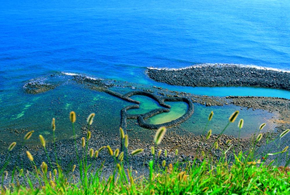 澎湖景點-雙心石滬