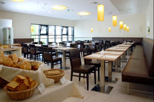 奥地利萨尔茨堡米特时尚酒店 - 萨尔兹堡 - 餐厅